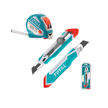 طقم سكين مع متر قياس 62187 total