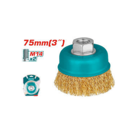 فرشة كوب سلك نحاس توتال 45063