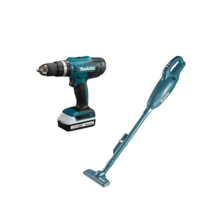 طقم ماكيتة مكنسة هواء +دريل بطارية 22989