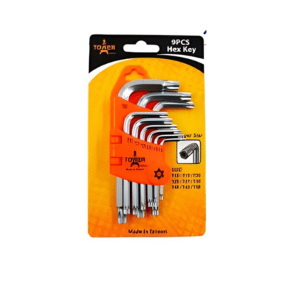 طقم النكى مسدس 9 قطع قصير 016533